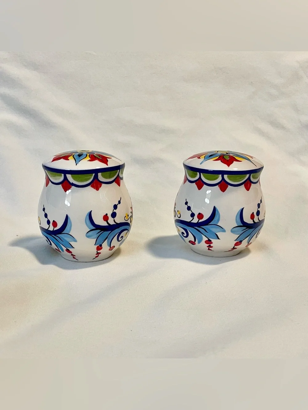 Tabletops Unlimited San Marino Italian Salt & Pepper Shaker Set - Multicolored